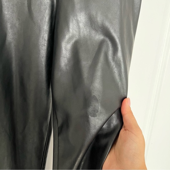 WILFRED FREE Daria  ankle vegan leather black pants - Picture 10 of 16